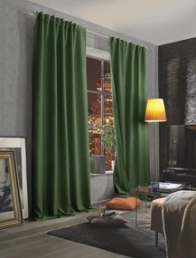 Home Wohnideen Záves akustický s podšívkou, Acustico, Zelená Oliv Rozmer textilu: 160 cm (V), 135 cm (Š)