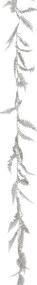 Plastová girlanda strieborná 180 cm 192028