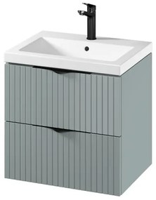 Cersanit S801-544 -Závesná kúpeľňová skrinka s umývadlom TIRSO 60x45 cm mintová