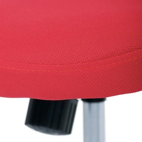 Kancelárska otočná stolička MIKO — látka, sieť, viac farieb Ružová