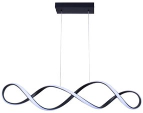 LED Luster na lanku INFINITO LED/34W/230V čierna