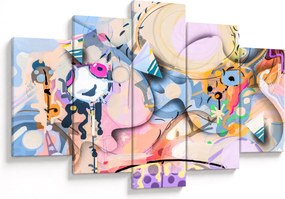 Obraz - Rozprávková abstrakcia (150x105 cm)