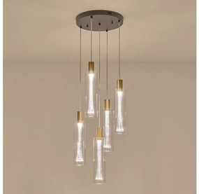 LED Luster na lanku LED/38W/230V 3000K