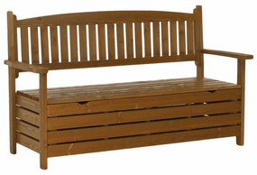 Kondela Záhradná lavička, hnedá, 150cm, AMULA
