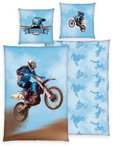 Herding Obliečky Motocross 140x200/70x90cm
