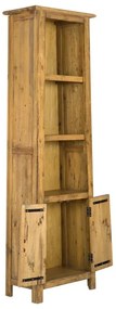 furniture-nabytek.cz - Masívna kúpeľňová skrinka Rangún z recyklovanej borovice, lakovaná, hnedá – 48×32×170 cm