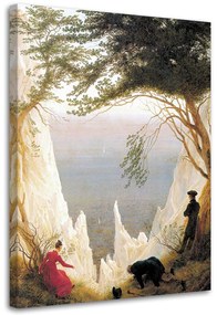 Gario Obraz na plátne Kriedové skaly na Rügene - Caspar David Friedrich, reprodukcia Rozmery: 40 x 60 cm