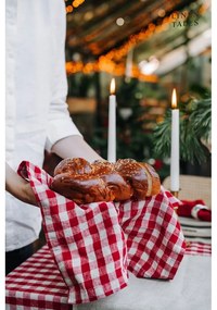 Ľanová utierka 45x65 cm Red Gingham – Linen Tales