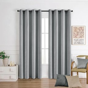 Záves na krúžkoch SOFI VET476/6/210GSM 140x250 cm sivý