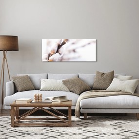 Obraz - Vetva mačičky (120x50 cm)