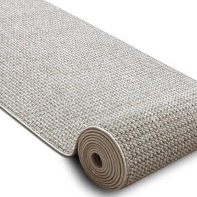 Metrážny koberec CASABLANCA LOOP biely / béžový