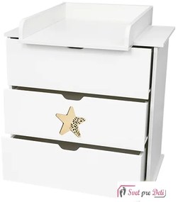 Komoda STAR s 3 zásuvkami - VIAC FARIEB