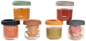 Tégliky na jedlo sklenené 6x 250 ml Sunrise