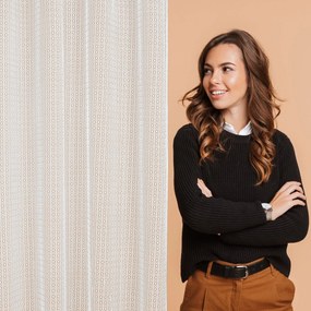 ZÁVES NA KRÚŽKOCH LARA 140X250 CM BIELA