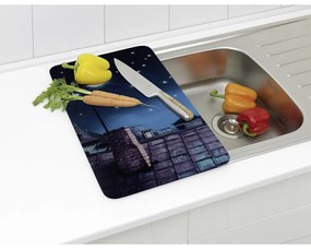 Kryty na sporák v súprave 2 ks z tvrdeného skla 30x52 cm - Maximex