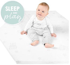 Penový detský matrac s odnímateľným poťahom 99x114 cm Safe Asleep® – Roba