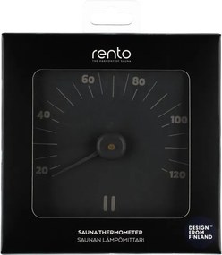 RENTO Teploměr do sauny AL - šedý