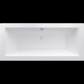 Mexen Cube obdĺžniková vaňa 170 x 75 cm, biela - 55051707500