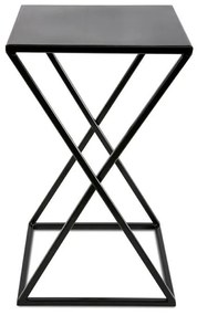 Stojan na kvety Della 40 cm čierny