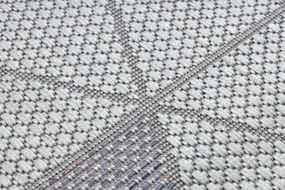 Koberec SIZAL SION Geometric 3006 ecru/rúž