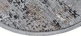 DC Koberec Exclusive kruh 200 sivá čierna Rozmer: Ø 80 cm (kruh)
