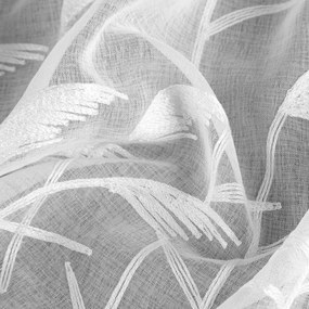 ZÁCLONA NA KRÚŽKOCH TASHA 140X250 CM VZOROVANÁ