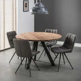 Jedálenský stôl 20-61 Ø120cm Acacia natural - Komfort-nábytok