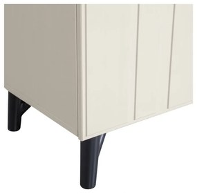 Krémový TV stolík z borovicového dreva 181x56 cm Miller - WOOOD
