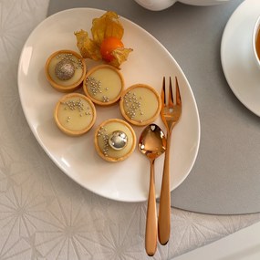 Darčekový set so srdiečkom 6 ks ružovo-zlatý — Love Cutlery - 116445