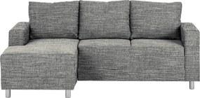 XXXLutz ROHOVÁ SEDAČKA, textil, sivá MID.YOU - Sedačky - 001628000202