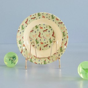 rice Melamínový hlboký tanier Party Animal Green 20 cm