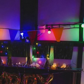 DECOLED LED žárovka, červená, patice E27