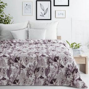 Deka DAVOS 2 fialová / sivá