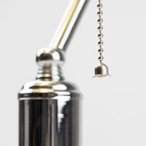 Brilagi - Stolná lampa BANK OFFICE 1xE27/60W/230V lesklý chróm/zelená