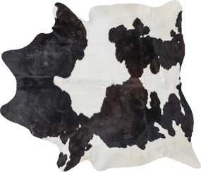 Koža z argentínskej kravy bielo - čierna