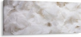 Obraz - Biele perie (120x50 cm)