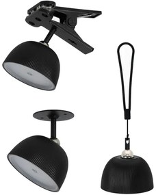 LED Stmievateľná nabíjacia stolná lampa LED/3,5W/5V 3000/4000/6500K čierna