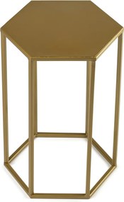 STOJAN NA KVETINÁČ HEXA 40X24X28 CM ZLATÁ