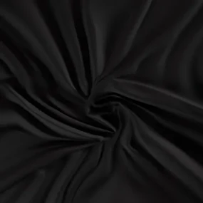 Kvalitex Saténové prestieradlo Luxury collection čierna, 80 x 200 cm