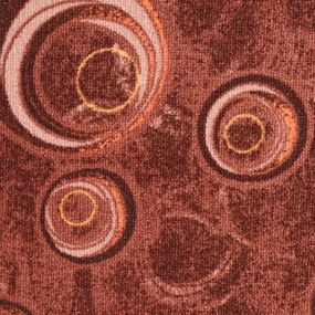 ITC, Koberec metráž Drops 43, na mieru, šíře 4m,5m, hnedá, filc, chodba / predsieň