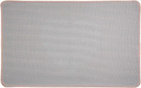Ružová kúpeľnová predložka se srdíčkom - 78*48*1 cm