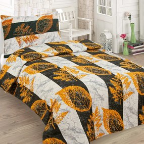 Bavlnené posteľné obliečky leaf 4-dielne P102