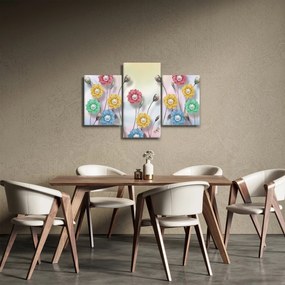 Obraz - Farebná lúka (90x60 cm)