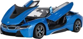 Model auta BMW i8 1:24 RASTAR modrý