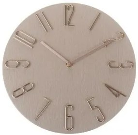 Nástenné hodiny Berry beige, pr. 30,5 cm, plast