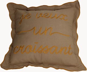 Bavlnený vankúš Croissant