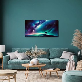 Obraz osamelý strom života v krajine