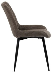 Autronic BONTEC Jedálenská stolička, hnedá, látka, DCL-218 BR2 Farba: Šedá