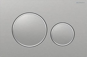 Geberit 115.882.SN.1 - Splachovacie tlačidlo Sigma20 24,6x16,4 cm nerezová oceľ