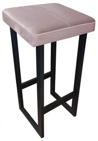 Stolička bez opěradla Lanne 75 cm Magic velvet 15